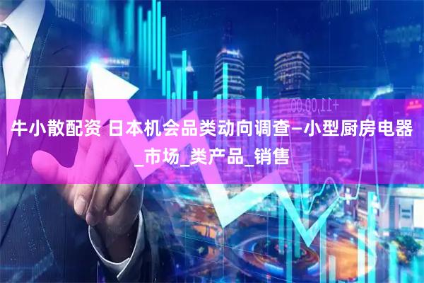 牛小散配资 日本机会品类动向调查—小型厨房电器_市场_类产品_销售